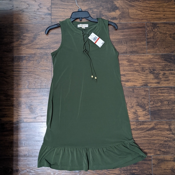 MICHAEL Michael Kors Dresses & Skirts - Michael Kors mini dress - ivy green - new with tag attached!